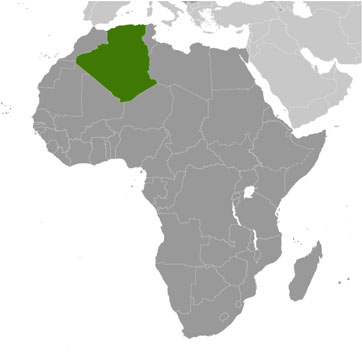 Algeria location