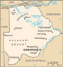 Map of Botswana