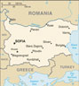 Map of Bulgaria