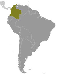 Map of Colombia