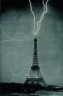 eiffel tower struck by lightning