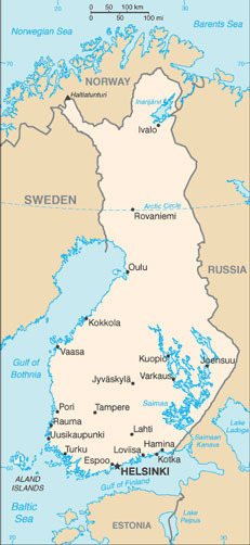 Finland map