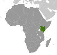 Map of Kenya