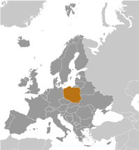 Map of Poland