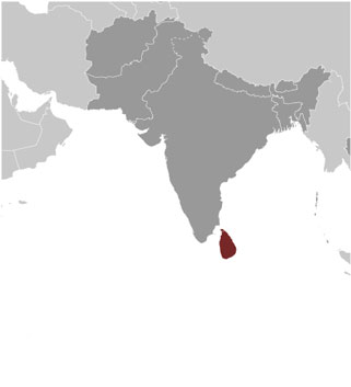 Sri Lanka location