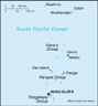 Map of Tonga