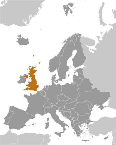 United Kingdom location