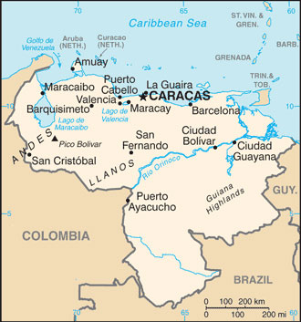 Venezuela map