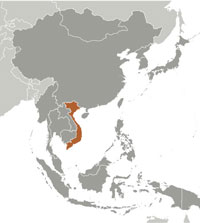 Map of Vietnam